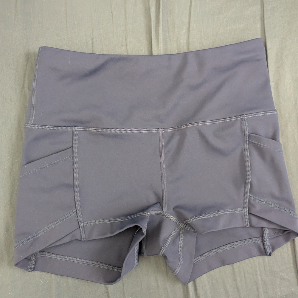 Oiselle Women's Athletic Shorts in Navy Blue